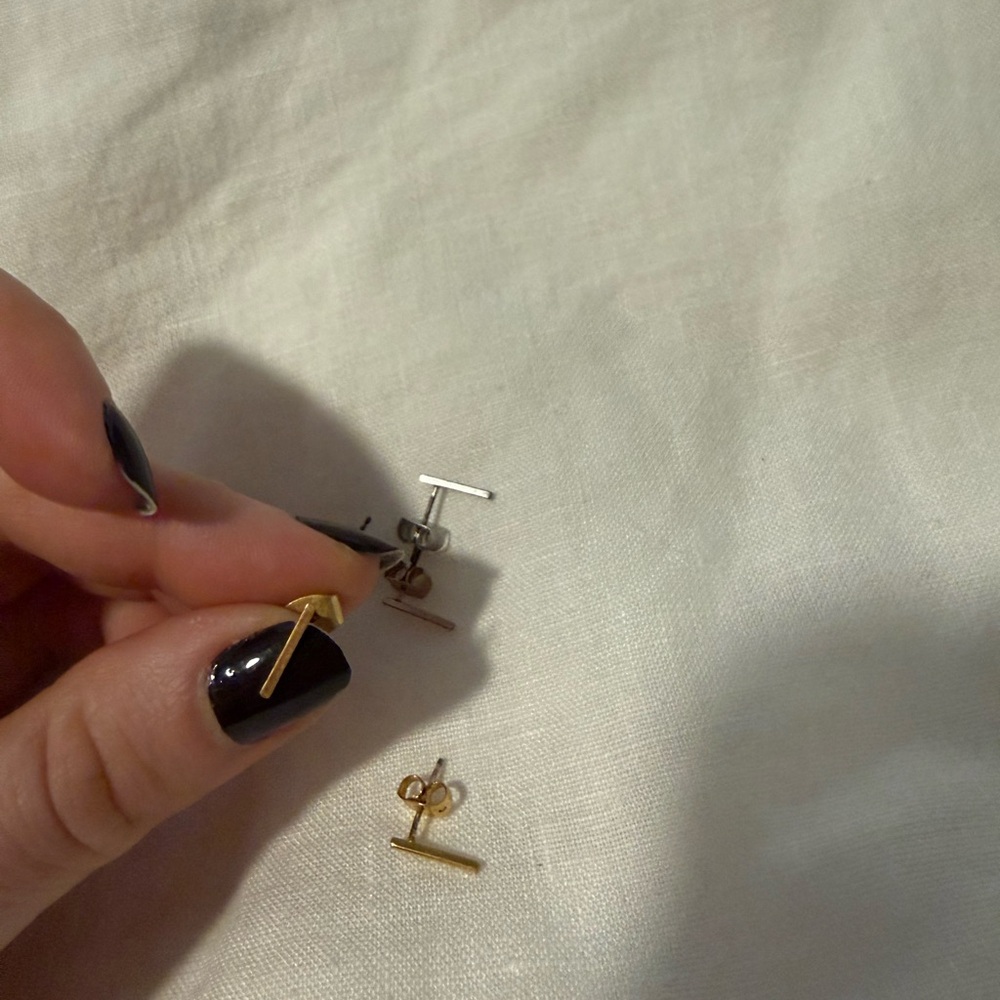 Set of 5 Gold and Silver Studs